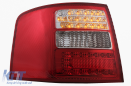 
LED hátsó lámpa Audi A6 4B C5 Avant (05.1997-05.2004) modellekhez, Tiszta üveg, piros/fehér-image-6078872