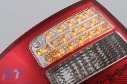 
LED hátsó lámpa Audi A6 4B C5 Avant (05.1997-05.2004) modellekhez, Tiszta üveg, piros/fehér-image-6078873