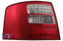 
LED hátsó lámpa Audi A6 4B C5 Avant (05.1997-05.2004) modellekhez, Tiszta üveg, piros/fehér-image-6078877