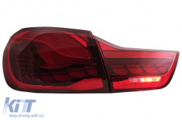 
LED Hátsó lámpa BMW 4 F32 F33 F36 (2013-03.2019) modellekhez, piros/átlátszó, dinamikus irányjelző -image-6086312