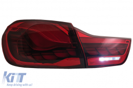 
LED Hátsó lámpa BMW 4 F32 F33 F36 (2013-03.2019) modellekhez, piros/átlátszó, dinamikus irányjelző -image-6086314