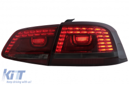 LED Hátsó Lámpa VW Passat 3C B7 Sedan (10.2010-10.2014) piros füst-image-6097175