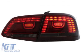 LED Hátsó Lámpa VW Passat 3C B7 Sedan (10.2010-10.2014) piros füst-image-6097176