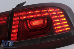 LED Hátsó Lámpa VW Passat 3C B7 Sedan (10.2010-10.2014) piros füst-image-6097178