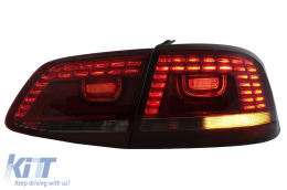 LED Hátsó Lámpa VW Passat 3C B7 Sedan (10.2010-10.2014) piros füst-image-6097179