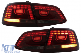 LED Hátsó Lámpa VW Passat 3C B7 Sedan (10.2010-10.2014) piros füst-image-6097180