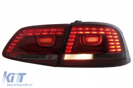 LED Hátsó Lámpa VW Passat 3C B7 Sedan (10.2010-10.2014) piros füst-image-6097182