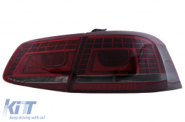 LED Hátsó Lámpa VW Passat 3C B7 Sedan (10.2010-10.2014) piros füst-image-6097184