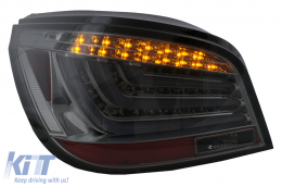 LED hátsó lámpák BMW 5 E60 LCI (2007-2010) modellekhez, füst szín-image-6101182