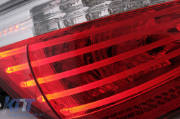 LED Hátsó lámpák BMW 5 Series E60 04.2003-03.2007 piros/áttetsző LCI Facelift Design-image-6091620