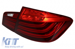 LED Hátsó lámpák M Performance BMW 5 Series F10 (2011-2017) piros áttetsző LCI Design-image-6024695