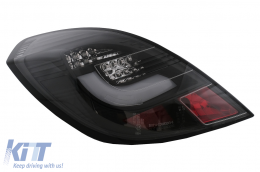 LED hátsó lámpák Opel Corsa D ferdehátú (04.2006-2014) fekete-image-6101878