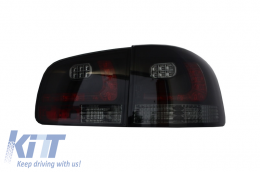 LED Hátsó lámpák  Volkswagen Touareg 2002 - 2010 fekete sötétített-image-6008421