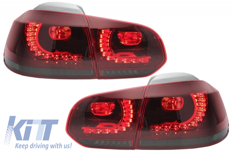 Phares avant VW GOLF 6 LED 08-13 look facelift G7.5 silver