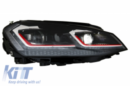 LED Headlights Bi-xenon Look suitable for VW Golf 7 VII (2012-2017) Facelift G7.5 GTI Design with Sequential Dynamic Turning Lights-image-6056087