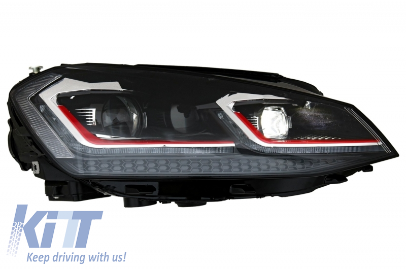 Phares LED RHD adaptés a VW Golf 7 VII (2012-2017) Facelift G7.5 GTI Look  Sequential Dynamic Turning Lights