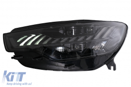 LED Headlights suitable for Audi A6 4G (2011-2014) Facelift Design conversion from Xenon to LED-image-6104803