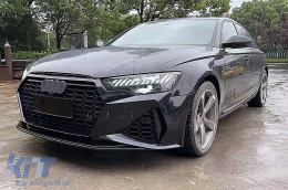 LED Headlights suitable for Audi A6 4G (2011-2014) Facelift Design conversion from Xenon to LED-image-6105022