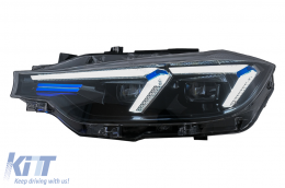 LED Headlights suitable for BMW 3 Series F30 F31 Sedan Touring (10.2011-05.2015) Upgrade to G20 2024 Design-image-6105700