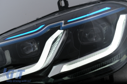 LED Headlights suitable for BMW X5 E70 (2007-2014) Conversion from HID to LED Black-image-6106071