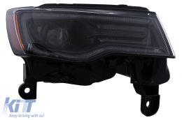 LED Headlights suitable for Jeep Grand Cherokee IV WK2 Facelift (2014-2020) Dynamic Turning Lights and Start-up Display-image-6110608