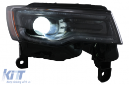 LED Headlights suitable for Jeep Grand Cherokee IV WK2 Facelift (2014-2020) Dynamic Turning Lights and Start-up Display-image-6110614