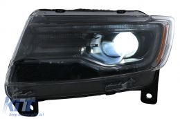 LED Headlights suitable for Jeep Grand Cherokee IV WK2 (2011-2013) Dynamic Turning Lights-image-6110590