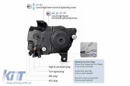 LED Headlights suitable for Jeep Grand Cherokee IV WK2 (2011-2013) Dynamic Turning Lights-image-6110743