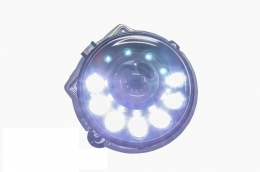 LED Headlights suitable for Mercedes G-Class W463 (1989-2012) Bi-Xenon Design Black-image-6017593