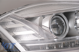 LED Headlights suitable for Mercedes S-Class W221 (2005-2009) Facelift Look with Sequential Dynamic Turning Lights-image-6081120