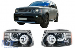 LED Headlights suitable for Range Rover Sport L320 (2009-2013) Facelift Design-image-6087366