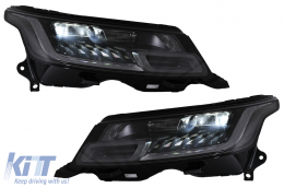 LED Headlights suitable for Range Rover Sport L494 (2013-2017) with Dynamic Signal Conversion to 2018-up Model Matrix Look-image-6067081