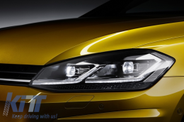 LED Headlights suitable for VW Golf 7.5 VII Facelift (2017-up) with Sequential Dynamic Turning Lights-image-6049230