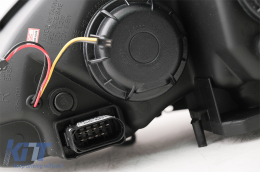 LED Headlights Tube Light suitable for Mercedes C-Class W204 S204 (2007-2010) Black with Sequential Dynamic Turning Lights-image-6078555