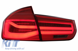 LED Luces Conversión a Look LCI para BMW 3 F30 Pre LCI LCI 2011-2019 Rojo claro-image-6024705