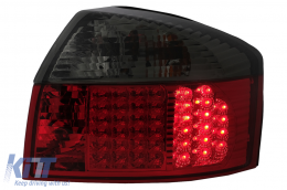 LED Luces traseras adecuado para Audi A4 B6 8E Sedan 10.2000-10.2004 rojo Humo-image-6089314