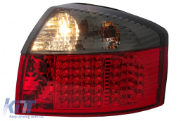 LED Luces traseras adecuado para Audi A4 B6 8E Sedan 10.2000-10.2004 rojo Humo-image-6089325