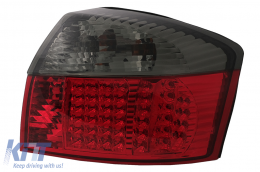 LED Luces traseras adecuado para Audi A4 B6 8E Sedan 10.2000-10.2004 rojo Humo-image-6089329