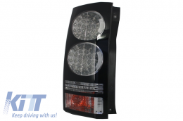 LED Luces traseras para Rover Discovery 3 y 4 04-16 Negro Conversión a Facelift Look-image-6026176