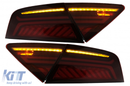 LED Luci Fanali Posteriori Ciliegia Rosso Fumo per AUDI A7 4G 2010-2014 Facelift Look-image-6079232