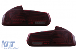 LED Luci Fanali posteriori per BMW Serie 3 F30 PreLCI e LCI F80 M3 CSL Laser Look Dynamic Signal-image-6110633