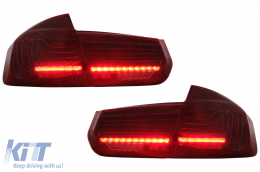 LED Luci Fanali posteriori per BMW Serie 3 F30 PreLCI e LCI F80 M3 CSL Laser Look Dynamic Signal-image-6110642