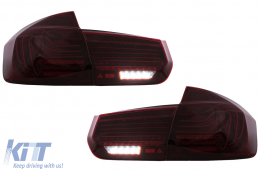 LED Luci Fanali posteriori per BMW Serie 3 F30 PreLCI e LCI F80 M3 CSL Laser Look Dynamic Signal-image-6110645