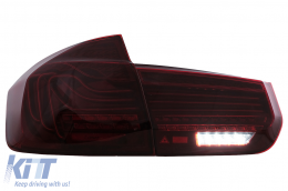 LED Luci Fanali posteriori per BMW Serie 3 F30 PreLCI e LCI F80 M3 CSL Laser Look Dynamic Signal-image-6110646