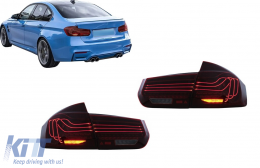 LED Luci Fanali posteriori per BMW Serie 3 F30 PreLCI e LCI F80 M3 CSL Laser Look Dynamic Signal-image-6110657