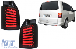 LED Luci posteriori adatto per VW T5 04.2003-2009 Nero Fumo-image-6088500