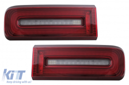 LED Luci posteriori Barra luminosa per Mercedes G W463 08-17 Facelift 2018 Look Dinamico-image-6102817