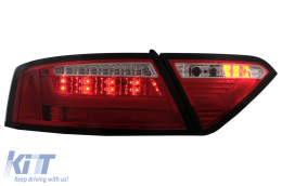 LED Luci posteriori per Audi A5 8T Coupe Cabrio Sportback 2007-2009 Rosso Chiaro-image-6098943