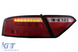 LED Luci posteriori per Audi A5 8T Coupe Cabrio Sportback 2007-2009 Rosso Chiaro-image-6098948