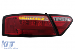 LED Luci posteriori per Audi A5 8T Coupe Cabrio Sportback 2007-2009 Rosso Chiaro-image-6098949